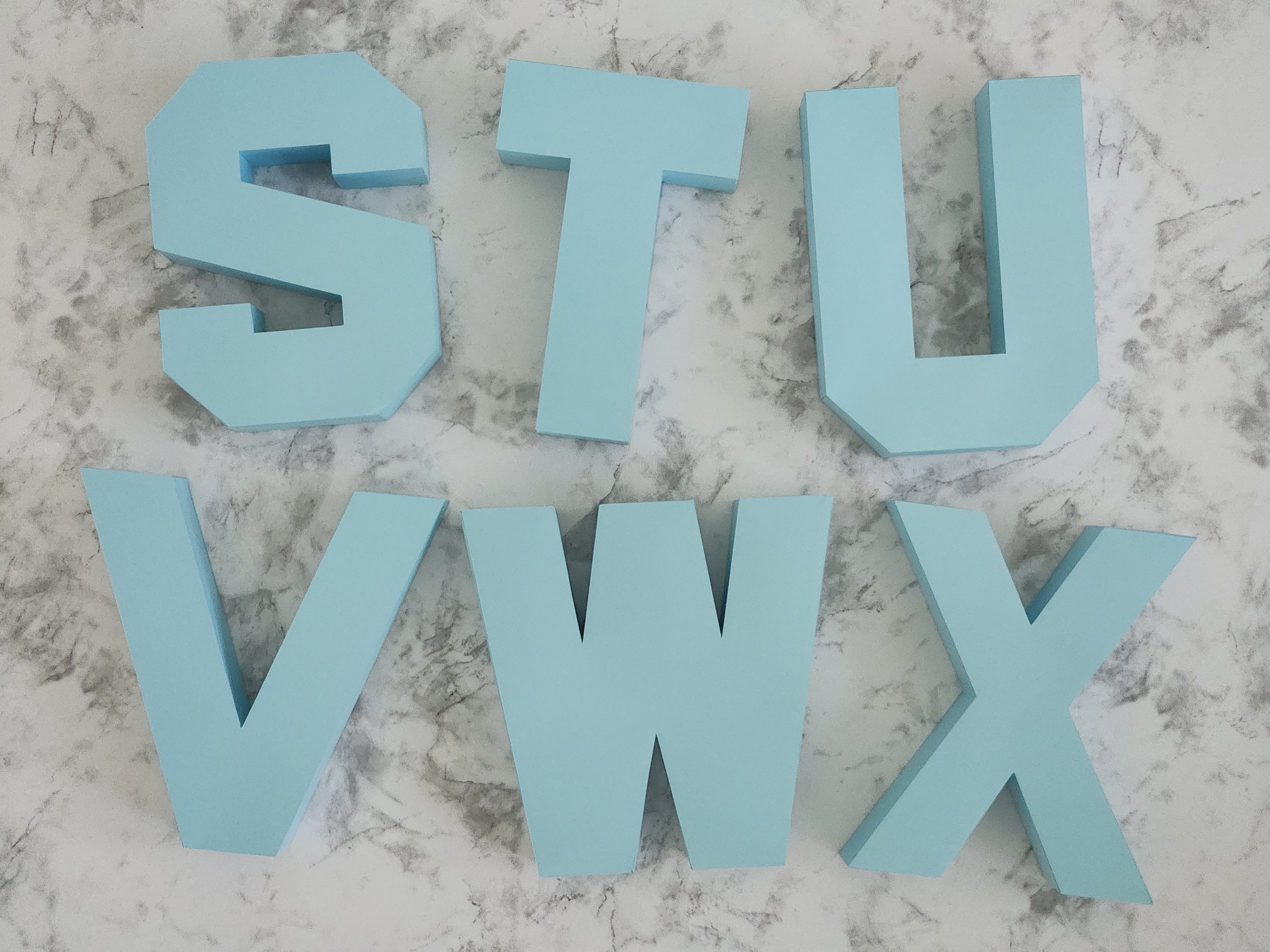 DIY 3D Letters SVG Bundle - Alphabet Template for Crafting and ...