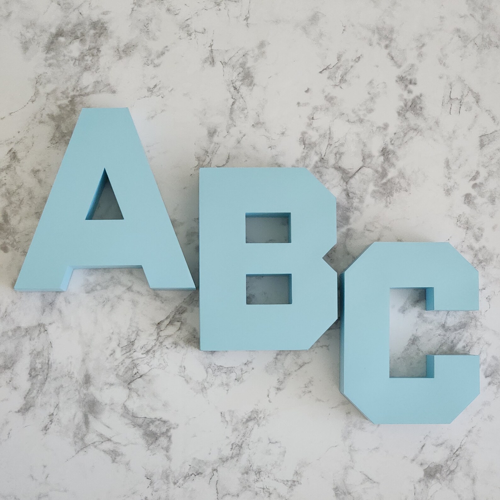 DIY 3D Letters SVG Bundle - Alphabet Template for Crafting and ...