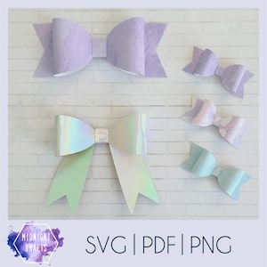 Pacchetto di file SVG con fiocchi di carta, modello da tagliare, decorazione per scatola porta dolcetti a timpano, modello semplice, festa di compleanno di Natale, decorazione per regali, decorazione per cupcake