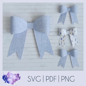 3D Papierschleife SVG Vorlage, Schnittdatei, Muster, digitaler Download, Kuchendeckel, Weihnachtsgeschenk Verschönerung, Giebelbox, Cricut, Silhouette