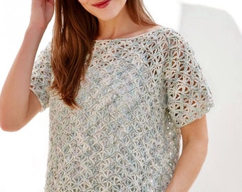 Lace Top Crochet Pattern: Easy Summer Clothes (All Sizes)
