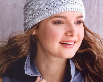 Patrón de diadema de encaje con cable: accesorio fácil para mujer (patrón PDF)