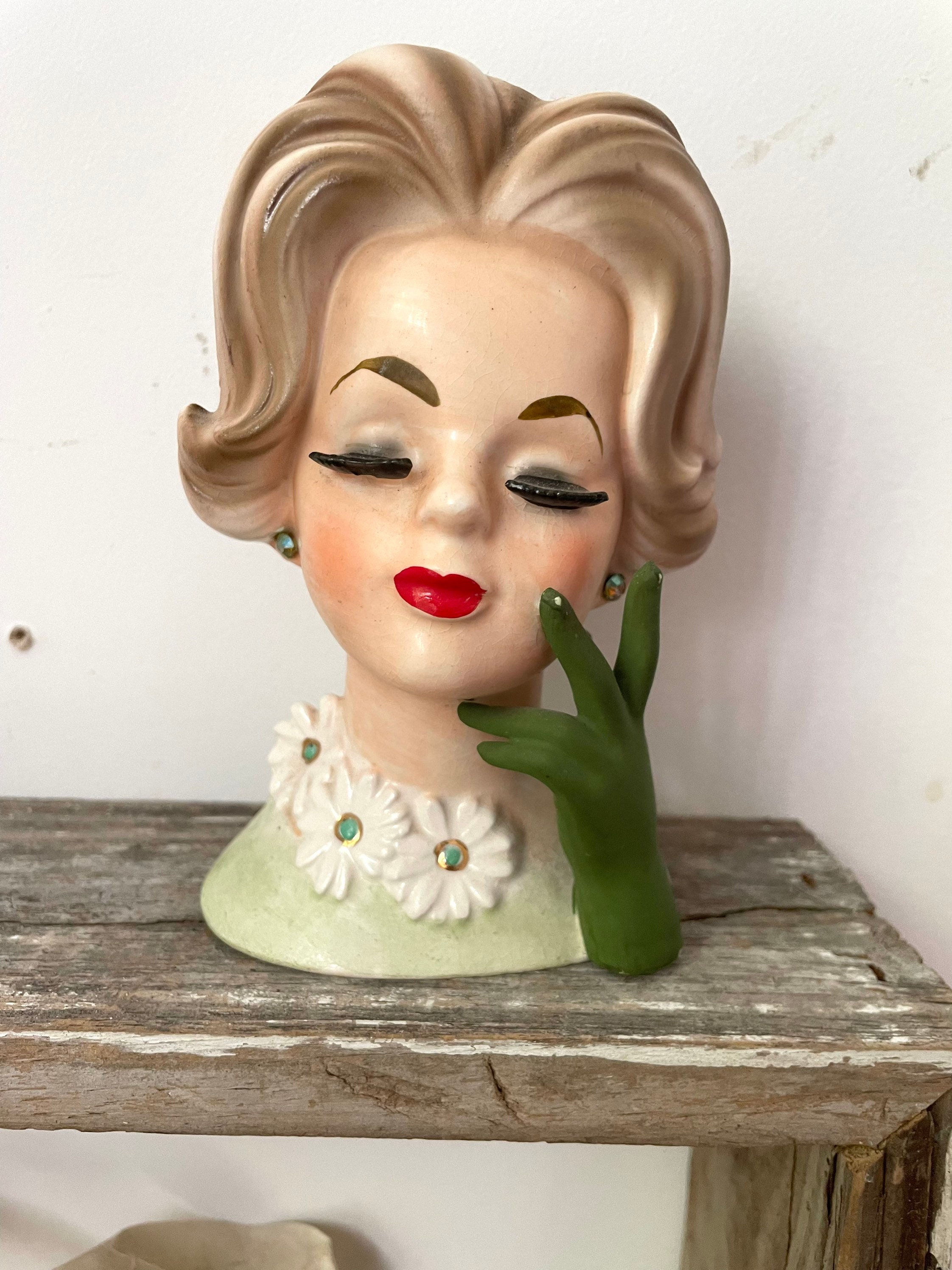 Doll Head Vase Etsy