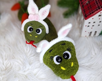 Crochet pattern snakes, Amigurumi Snake, Amigurumi tutorial PDF in English