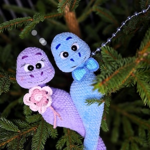 Crochet snake pattern / Amigurumi snake pattern / Crochet plush snake / Crochet plushies / Stuffed toys/  Christmas decor/ English pdf
