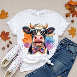 Cute and Crazy Cow Clipart | Cow Clipart PNG | Funny Cow Clipart | Cute Animals Clipart | Digital download | Png Files