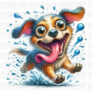 Graphic Desing,Cute Dog png,Digital Download