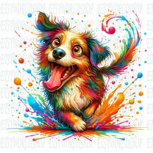 Custom Dog Portrait PNG Download PNG Instant DIGITAL