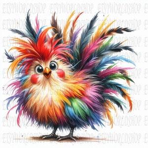 Crazy Chicken Png Sublimation Design,Sublimation graphic,Digital download