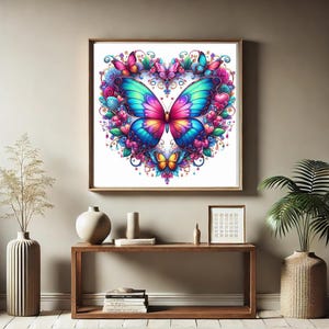 Butterfly Flowers Sublimation Clipart Butterfly Pattern Butterfly Background Digital Download PNG Instant DIGITAL ONLY