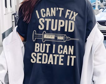 Nurse Shirt Sedation Squad Shirt, ICU Nurse Shirt, Intensive Care Unit Nurse Tee, CRNA Nurse Tshirt, Anesthesiologist Shirt, ER Nurse Shirt