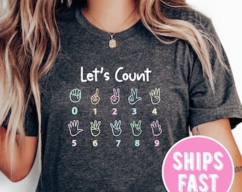 ASL Teacher Shirt Funny Hand Signs Tshirt, American Sign Language Shirt Gift For Her Him, ASL Tshirt, Gift for ASL Teacher Speech Language
