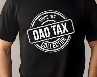 Dad Tax Collector Custom Tshirt Funny Shirt For Dad Tax Food Shirt, Funny Gift For Fathers Day, Custom Tshirt for Dad from Kids, Funny Dad