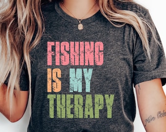 Fishing tshirt women fishing gifts for her, funny fishing shirt, fishing gift, fisherman gift ideas, fishing shirt for her, Wife fishing tee