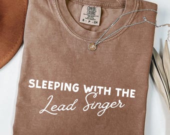 Dibs On The Lead Singer Shirt, Band Wife Tshirt, Singer Shirt Concert shirt Music Festival Shirt Band Shirt Band Gift Singer Music Lover