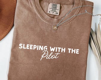 Pilot Wife Shirt Dibs On The Pilot Tshirt, Comfort Colors Pilot Wife Shirt, Pilot Girlfriend T-shirt, Funny Pilot Gifts, Co-Pilot Shirt Wife