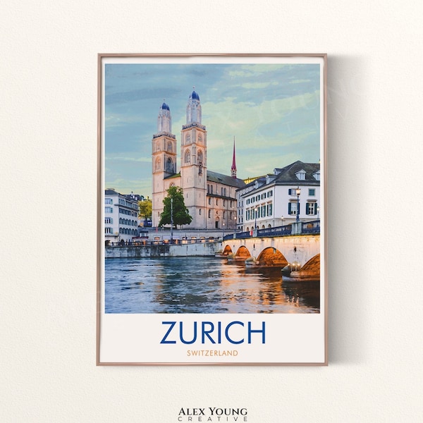 Zurich Poster Etsy