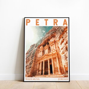 Petra Print, Petra Wall Art, Petra Poster, Petra Photo, Petra Wall Decor, Petra Map, Jordan Home Decor, Petra Artwork Printable,Travel Print