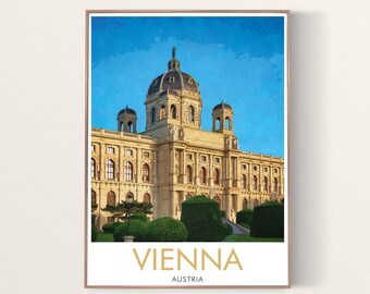 Vienna Minimalist Poster Wall Art Digital Download, Print of Austria Poster Wall Art Decor Artwork Printable,Home Decor,Digital Travel Print