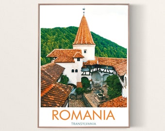 Romania Minimalist Print, Romania Wall Art, Romania Poster, Romania Photo, Romania Wall Decor, Romania,Romanian, Bucharest,Europe Home Decor