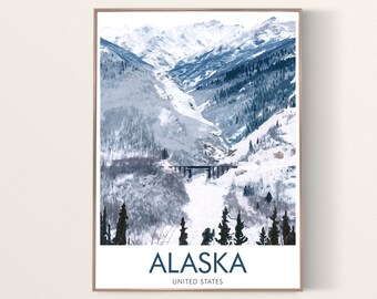 Printable Alaska Wall Art - Etsy