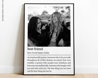Best Friend Birthday Gift, Best Friend Gift, Personalized Gifts, Best Friends Portrait, Best Friend Christmas Gift, Sister Print, Digital