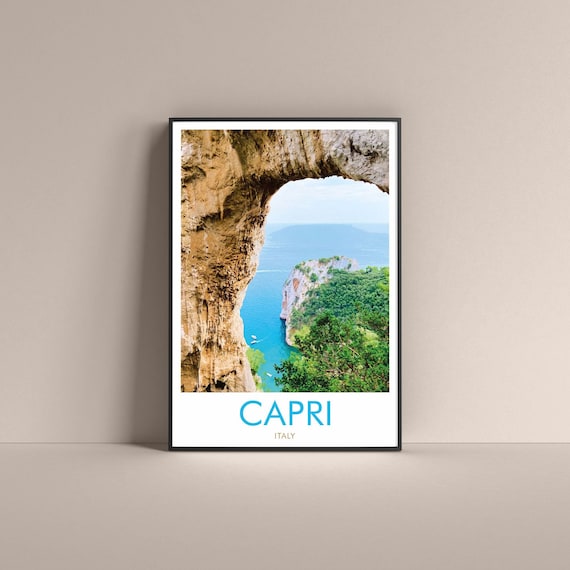 Capri Print Capri Wall Art Capri Poster Capri Photo Capri Etsy