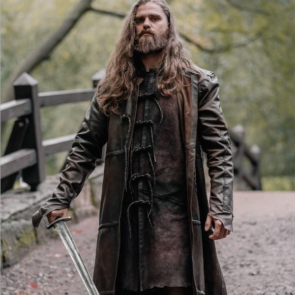 Manteau d'Aragorn (Seigneur des Anneaux), costume de cosplay pour GN et événements médiévaux, armure d'Aragorn (Seigneur des Anneaux), costume de mariage fantastique | costume d'Halloween