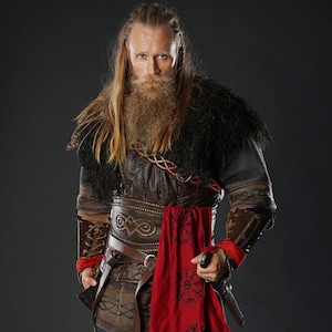 Assassin viking costume; cosplay leather armor for LARP and medieval events, handmade armour, Assassin cosplay | Halloween costume