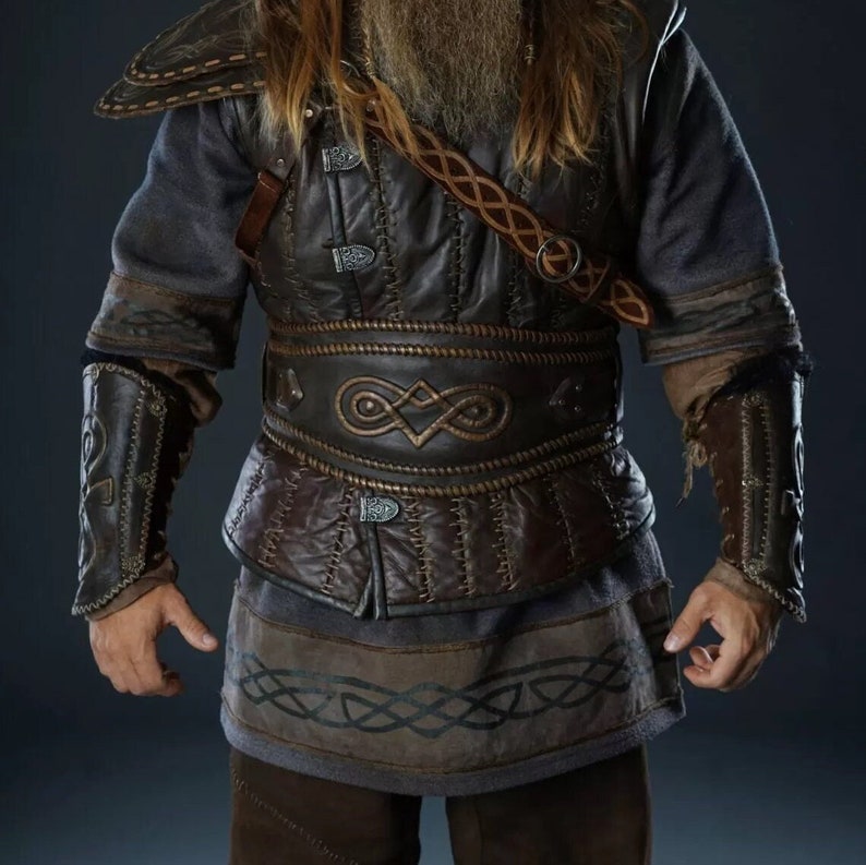 Hero Belt valhalla Medieval Leather Wide Brown Etsy