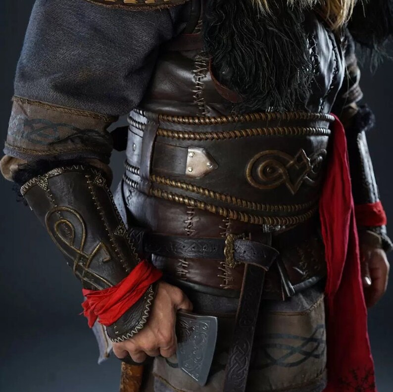 Hero Belt valhalla Medieval Leather Wide Brown Etsy