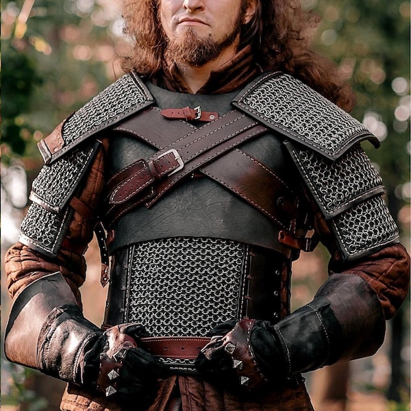 Witcher Kaer Mohen armor; Geralt of Rivia armor set; witcher costume; medieval fantasy armour; Witcher cosplay commission