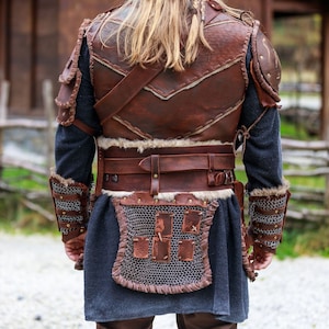 Viking Larp Costume; Cosplay Leather Armor for LARP and Medieval Events ...
