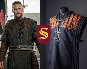 Bjorn Lothbrok Vikings Season 3 Leather Vest