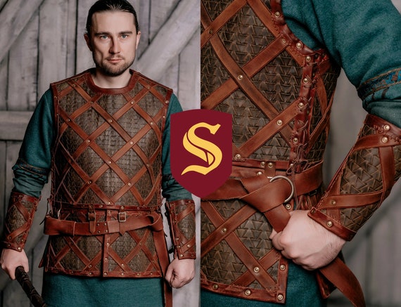 Ubbe costume Vikings body armor shirt pants boots medieval armor Viking armor larp armour leather armor men