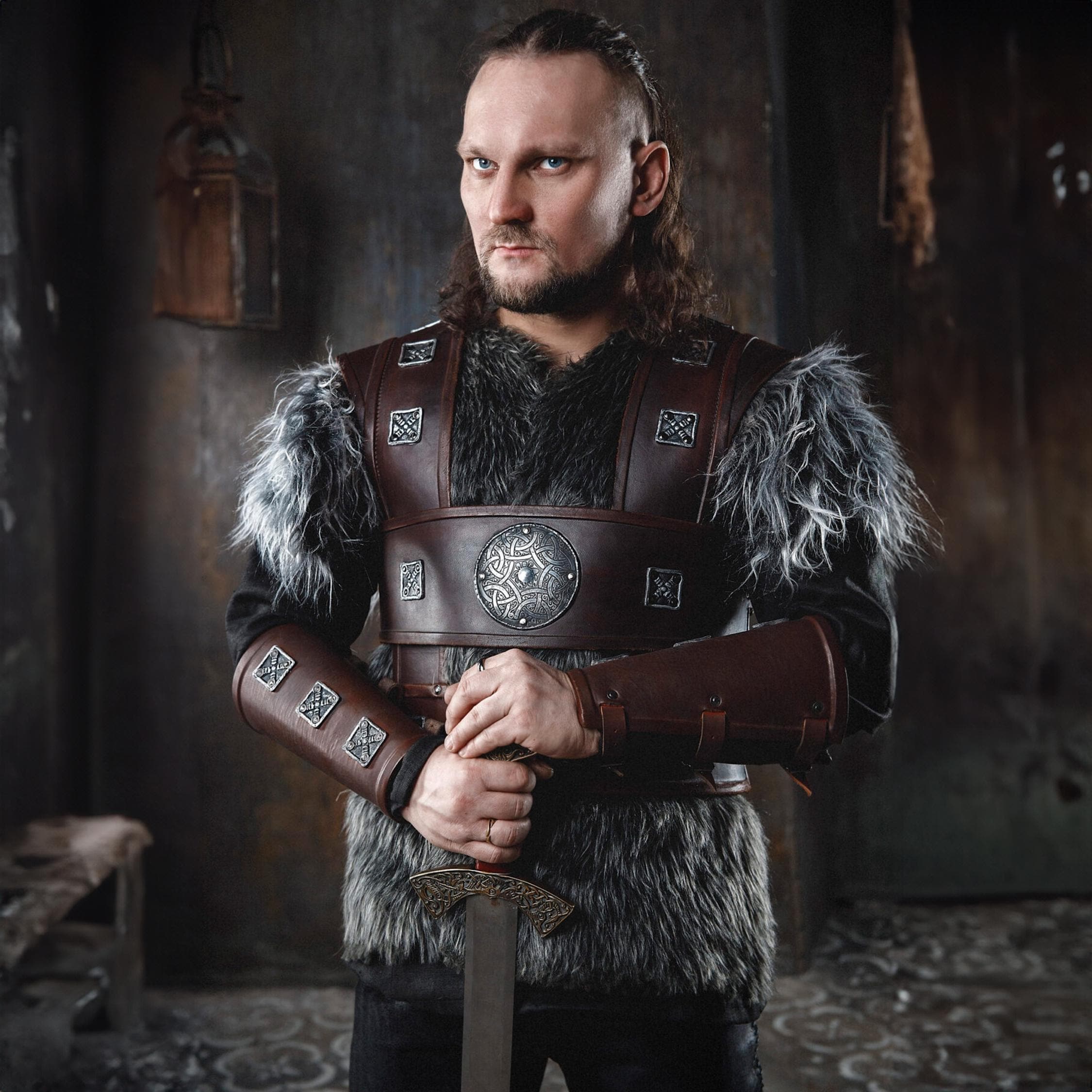 Uhtred viking costume, cosplay Last Kingdom celtic armor for LARP and Medieval events, handmade Viking outfit | Halloween costume
