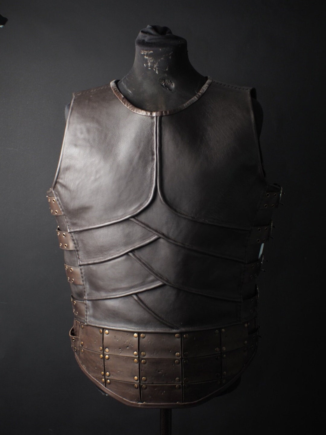 Larp Leather Armor Costume for Dnd and Medieval Events Handmade Armour