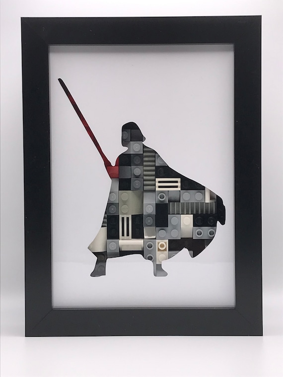 Darth vader lego art sale
