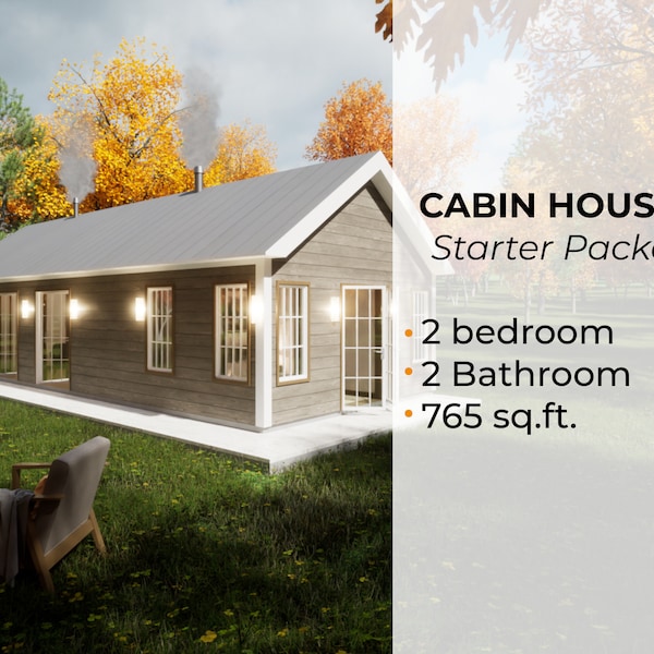 800 Sq Ft House Plan - Etsy