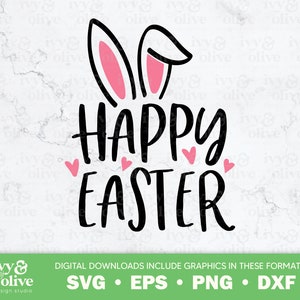 Chemise de Pâques joyeuse oreilles de lapin | 229 | | de téléchargement de fichiers numériques SVG eps png dxf | Joli t-shirt lapin | Chasse aux œufs