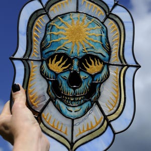 Stained glass panel &quot;Spark&quot; | Witraż &quot;Iskra&quot;