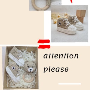 Zapatitos de punto para bebe, patucos para bebe, recién nacido, zapatitos para bebe de 0-3,3-6,6-9,9-12 meses, regalo, bautizo, cumpleaños, zapatillas. imagen 10