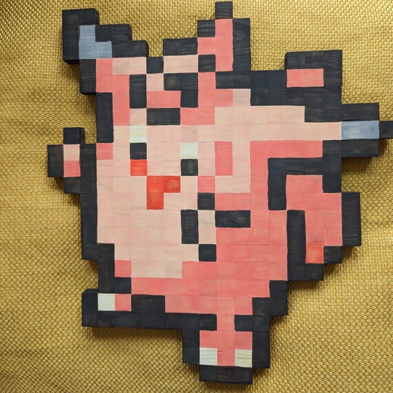 Wooden Pixel Pokémon 036 - Clefable - Etsy