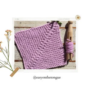 6 Mitered Square Knitting Patterns – Easy Patchwork Squares – Knit Blanket Squares PDF – Square Knitting Pattern Bundle