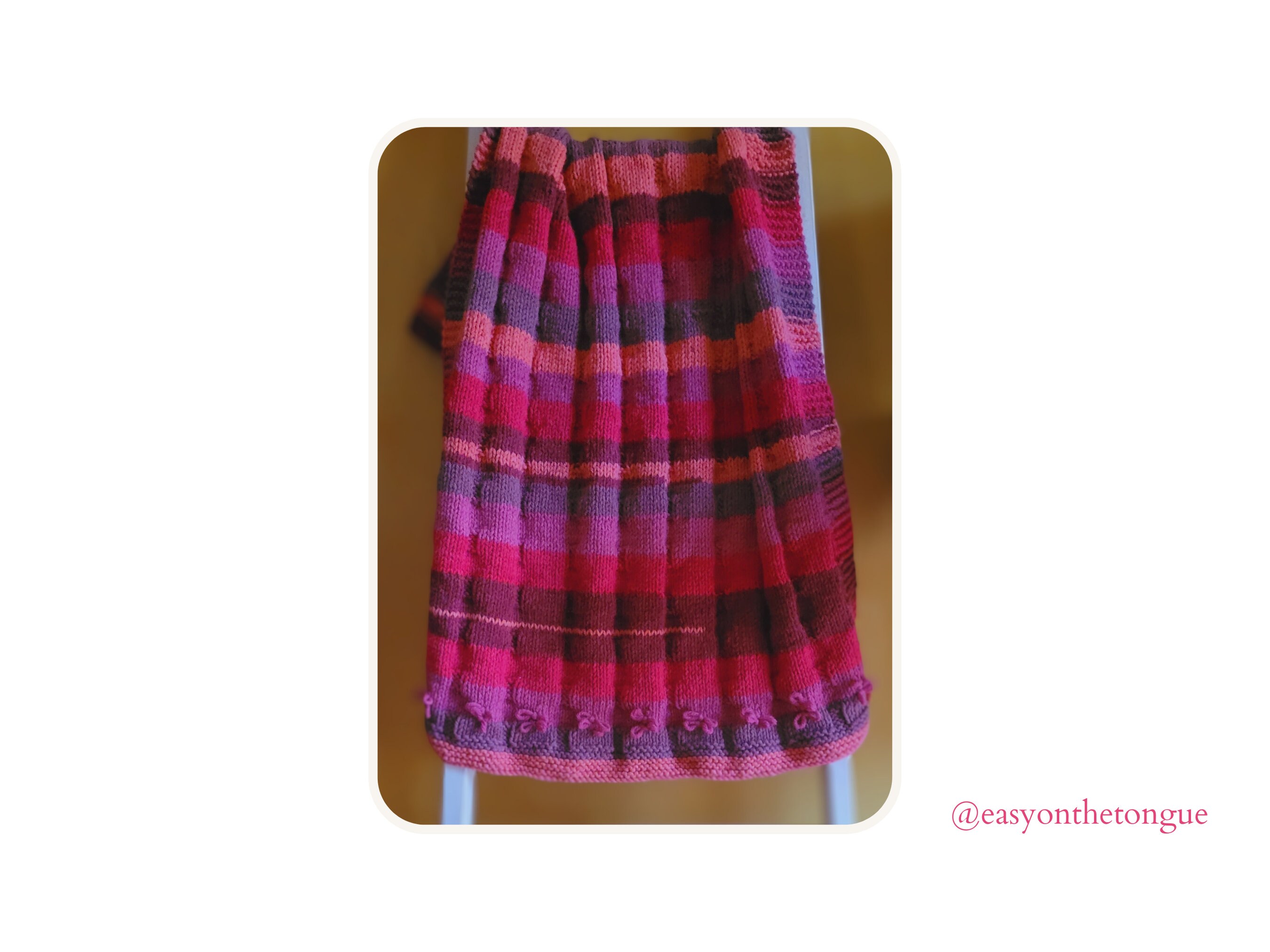 Easy Baby Blanket Knit Pattern Baby Blanket Knitting Pattern Baby