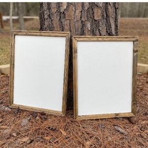 CUSTOM | Set of 2 Framed Canvas Signs | Your Quote or Lyrics Printed Here