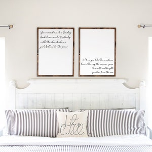 Tyler Childers Shake the Frost Lyrics Wall Decor | Set of 2 Framed Canvas Signs | Shake The Frost Lyrics Signs