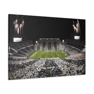 Penn State Lions Canvas Gallery Wraps, Beaver Stadium Canvas, Penn State Wall Decor, Penn State Fan Art