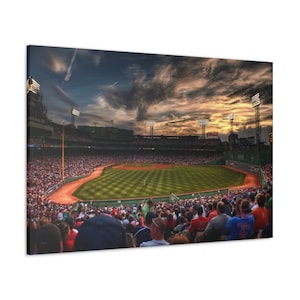 Fenway Park in Boston Canvas Wall Art Design | Décor for Home & Office Decoration | CANVAS READY to Hang.
