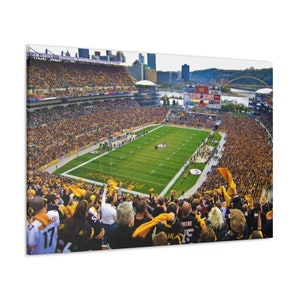 Heinz Stadium Pittsburg Steelers Canvas, Steelers Wall Art, Steelers Memorabilia, Steelers Home Decor